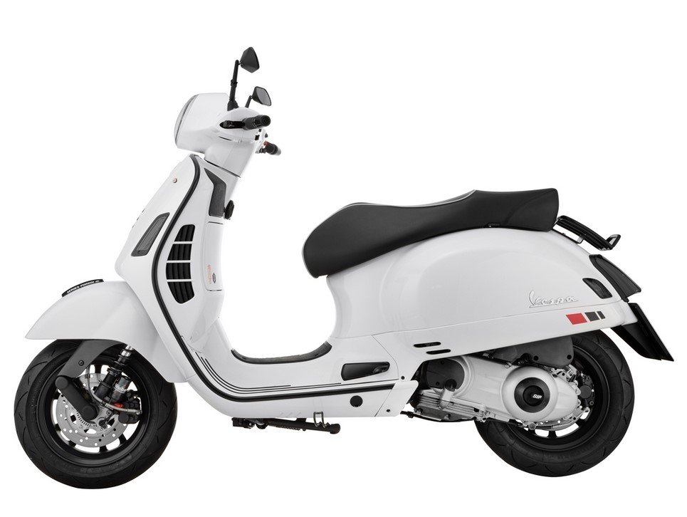 Cache couvercle vario pour Vespa, noir mat