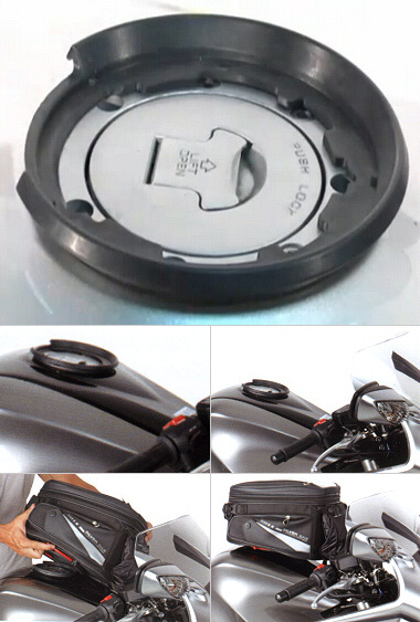 Fixation de réservoir pour sacoches de réservoir TANKLOCK Givi