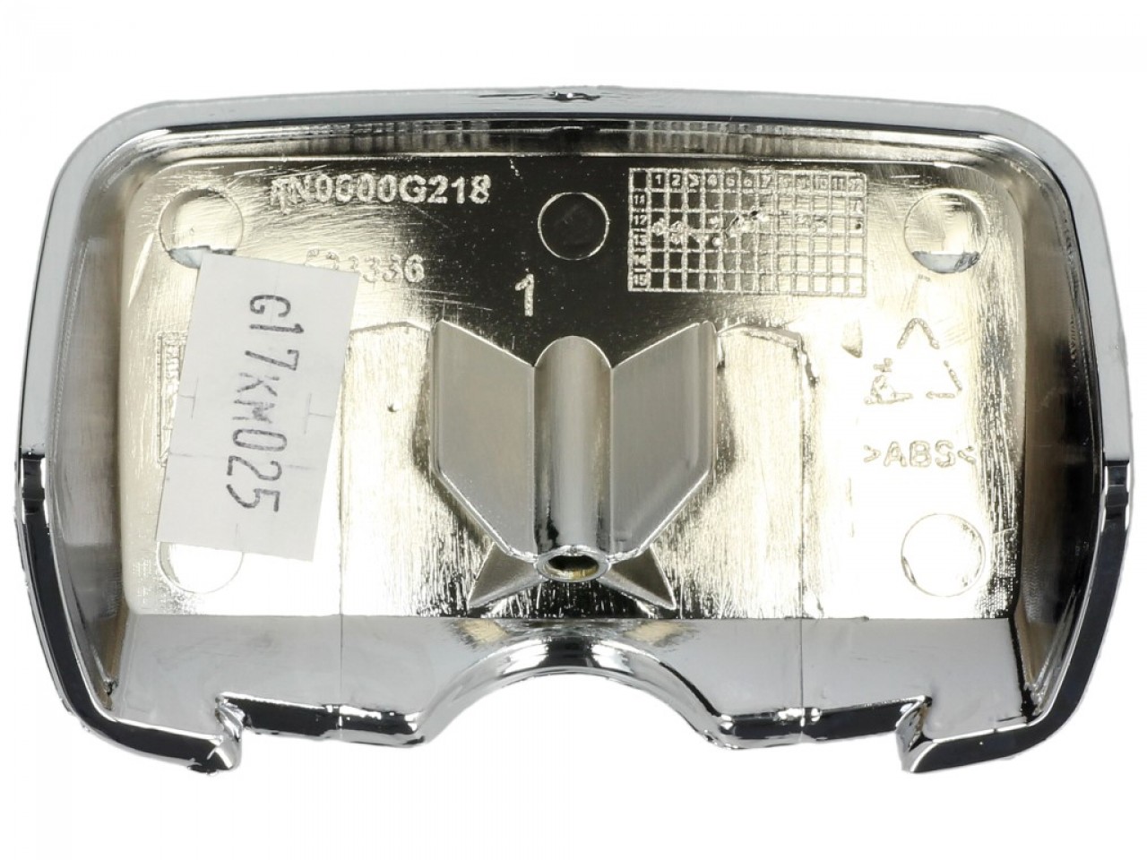 Couverture chrome originale étrier de maintien du passager