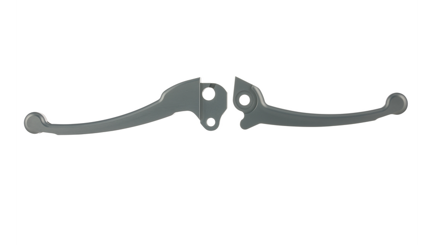 Kit levier sport embrayage/frein pour Vespa PX 125-200cc, HBZ Grimeca, droite/gauche, gris mat