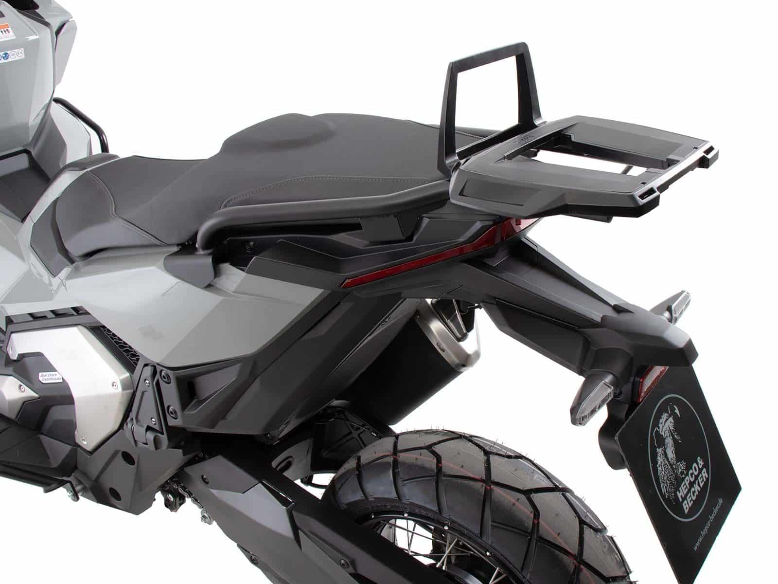 Support de topcase Alurack noir pour Honda X-ADV 750 (21-24) Hepco & Becker