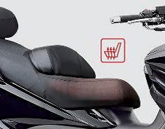 Siège chauffant pour Suzuki Burgman AN650 BJ. 2013-2017