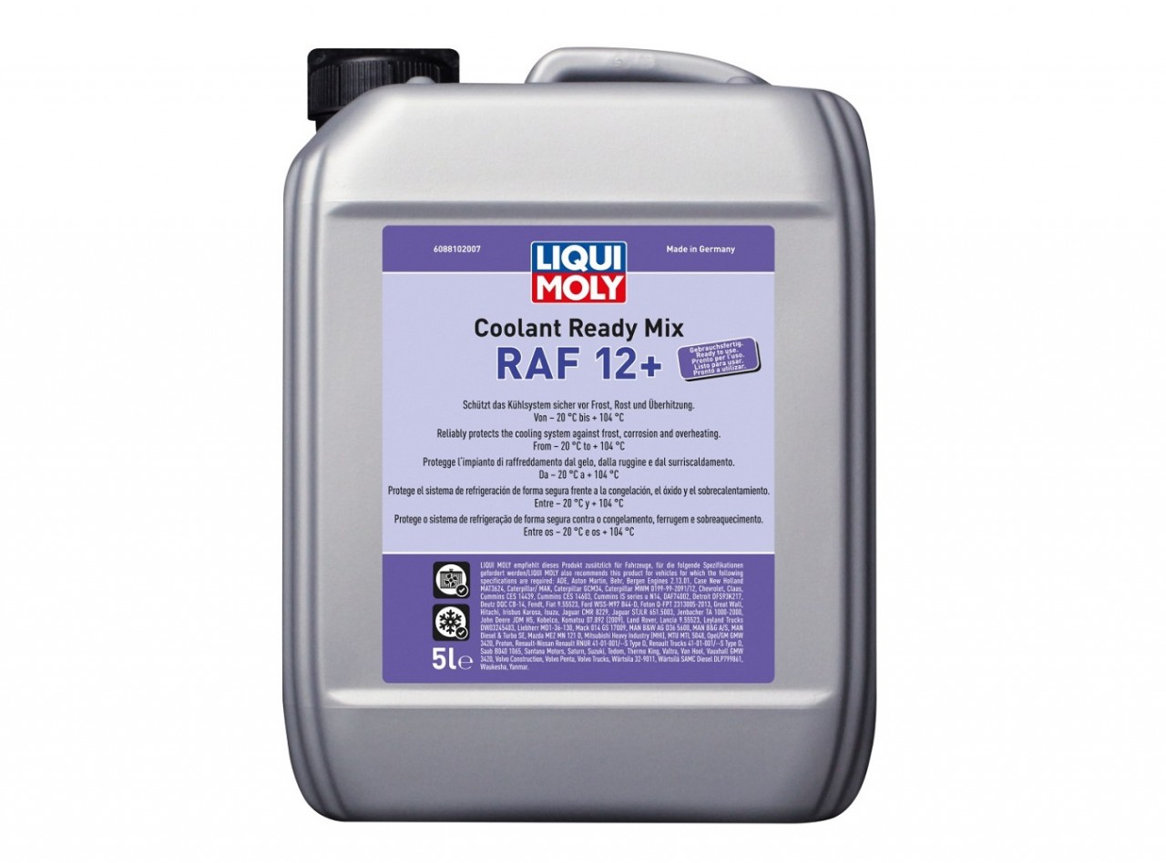 Liqui Moly liquide de refroidissement, Coolant Ready Mix RAF 12+, 5 l
