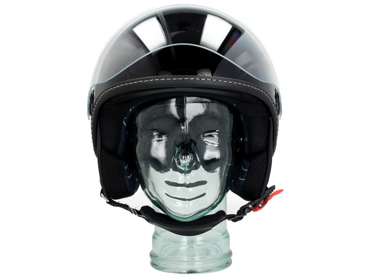 Casque jet Vespa Visor 3.0 noir