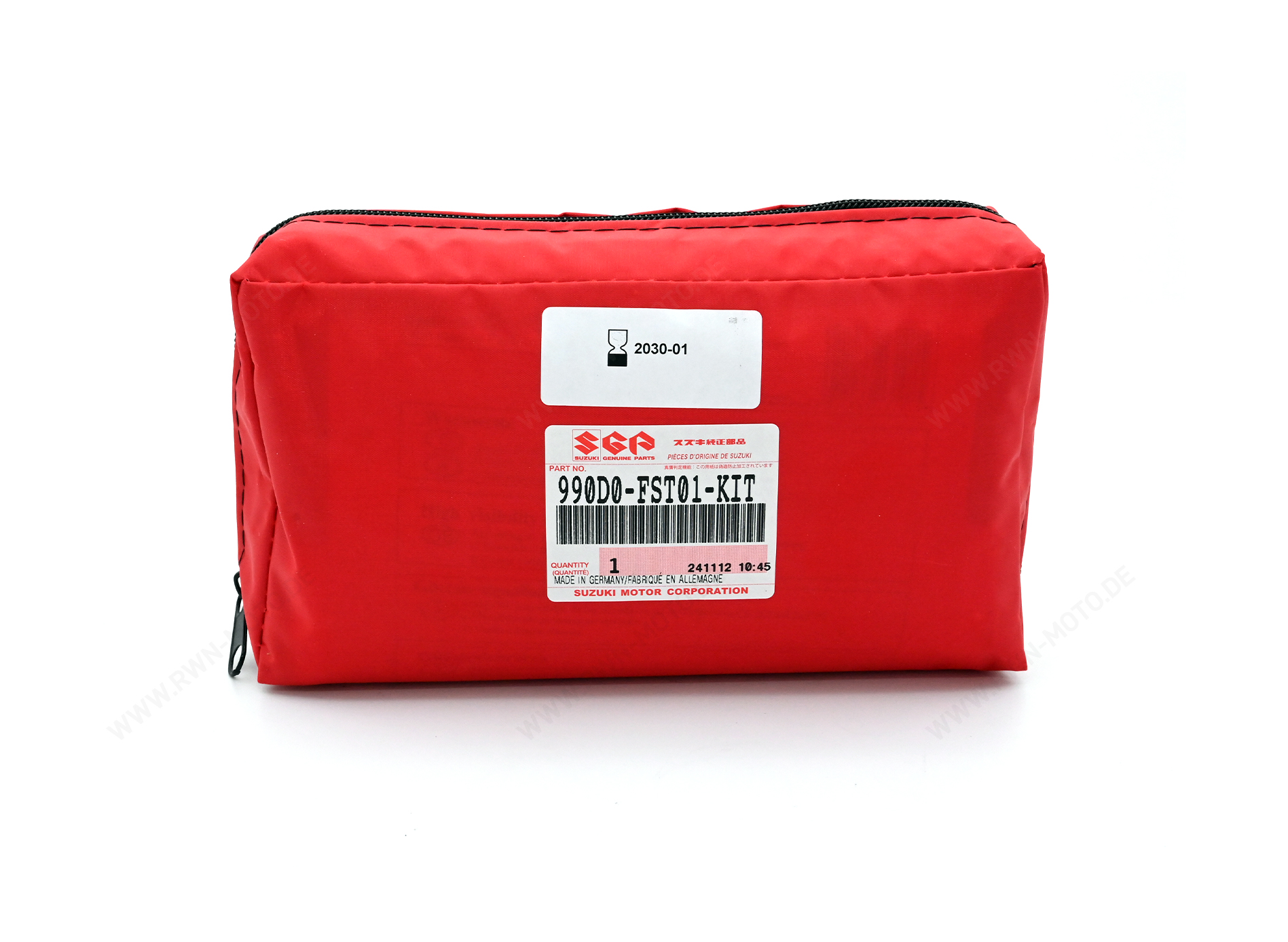 Kit de premiers secours avec gilet de sécurité pour modèles Suzuki Original Suzuki