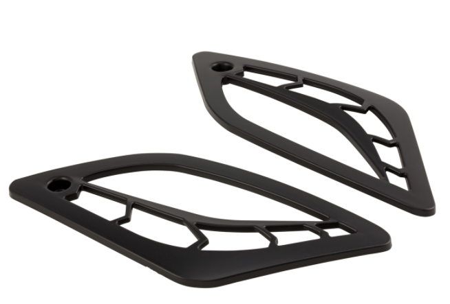 Grille de clignotants droite et gauche, arrière pour Vespa GTS/GTS Super/GTV/GT 60/GT/GT L, noir mat
