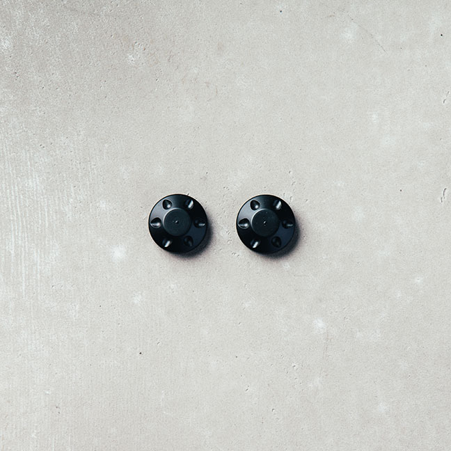 Cache noir pour logement de rétroviseur pour Moto Guzzi V7 III/ V9 Bobber/ V9 Roamer / V7 850