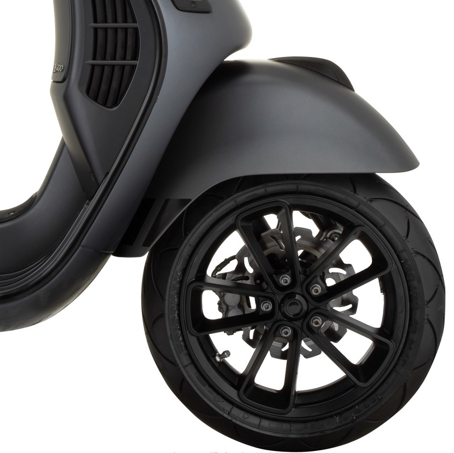 Jante avant/arrière 13" pour Vespa GTS/GTS Super/GTV/GT 60/GT/GT L 125-300ccm, noire mate
