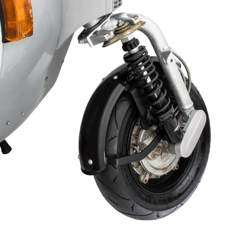 Aile 2.0 Garelli EVO II pour Vespa PX 80-200ccm, GFK noir, support noir