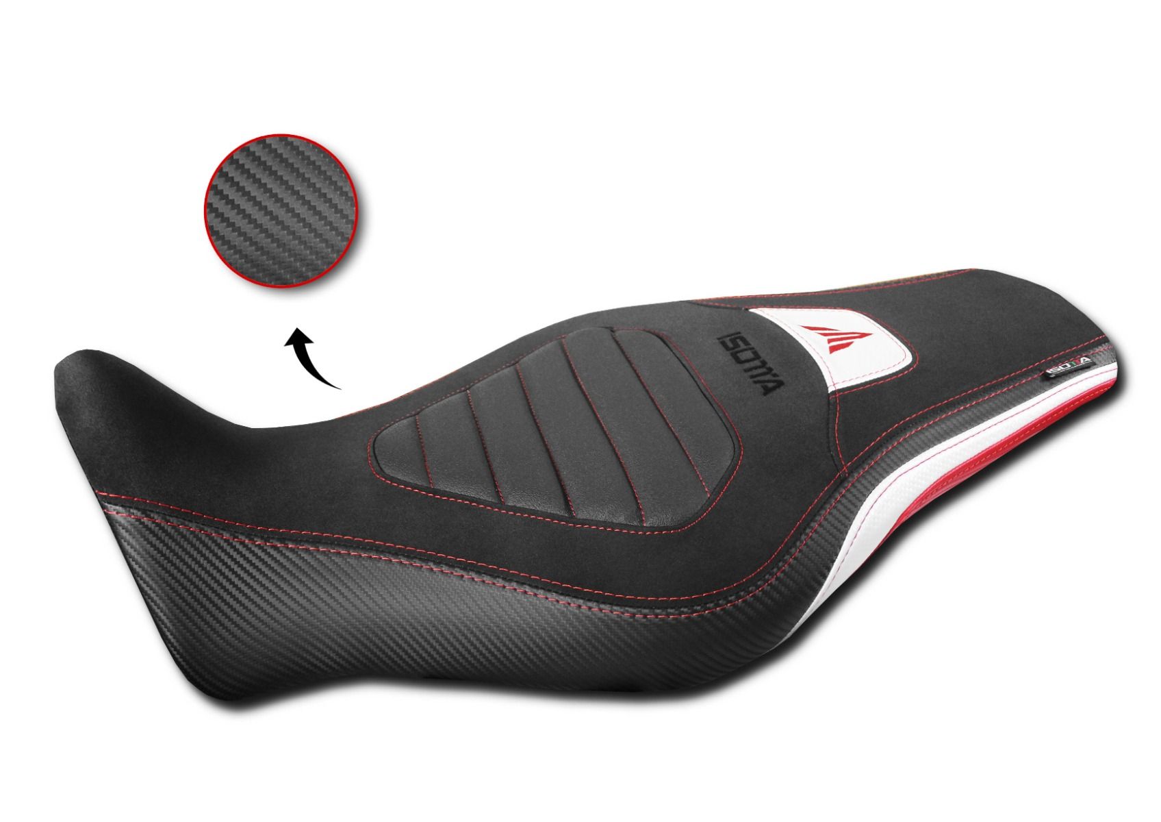 Housse de selle rouge pour Yamaha MT-09 (21-23)