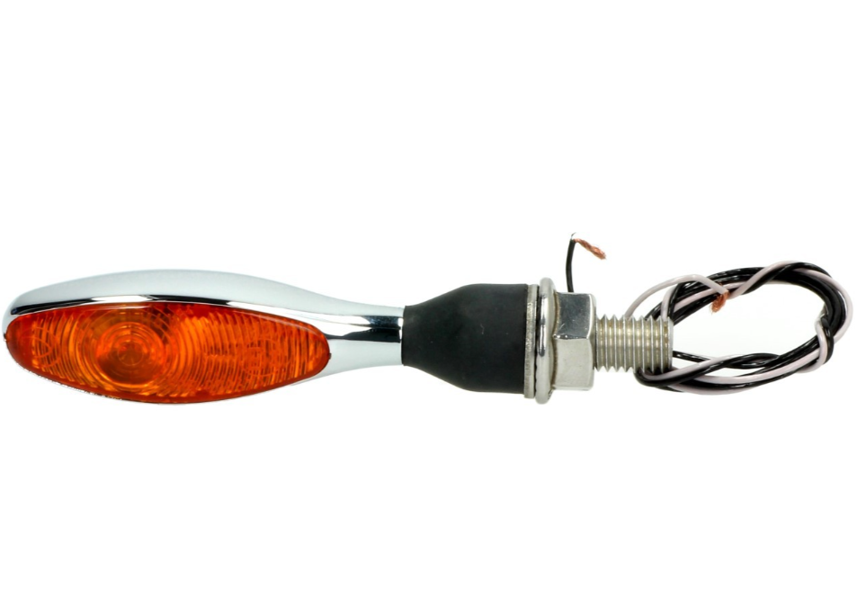 Clignotant Kellermann, Micro 1000 halogène, acier, halogène, HR/HL, 12 V, 6 W, chrome brillant, M8x20