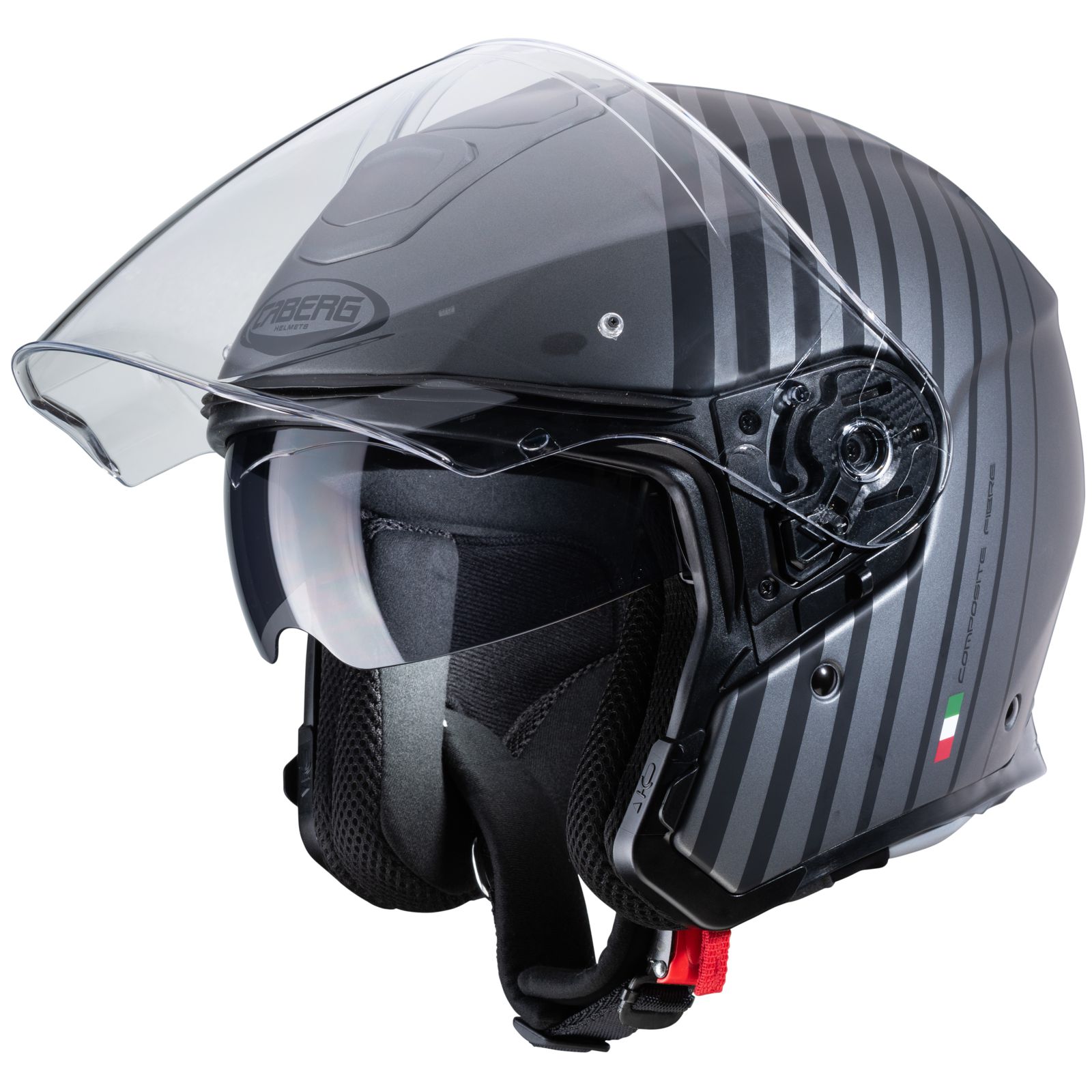 Caberg casque Flyon Bakari, matt-gun/noir