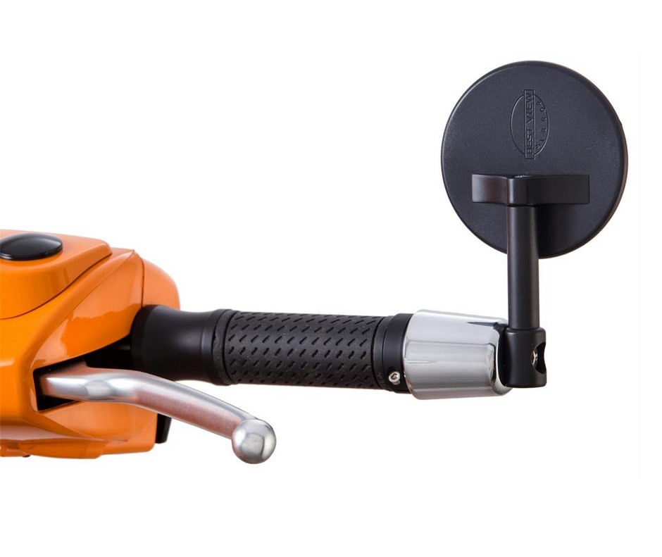 Cache trou de rétroviseur / embouts de guidon, noir