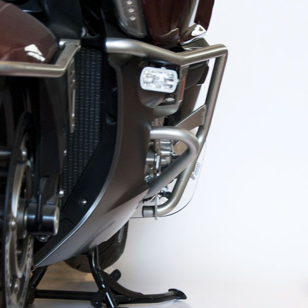 Crashbarre inférieur pour BMW K 1600 GT /GTL (10-16), noir, gauche