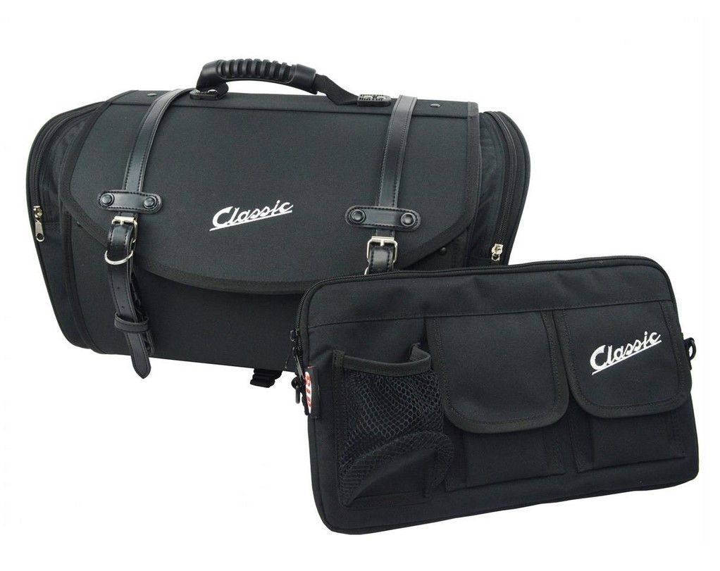 Set de sacoches Classic pour Vespa, noir