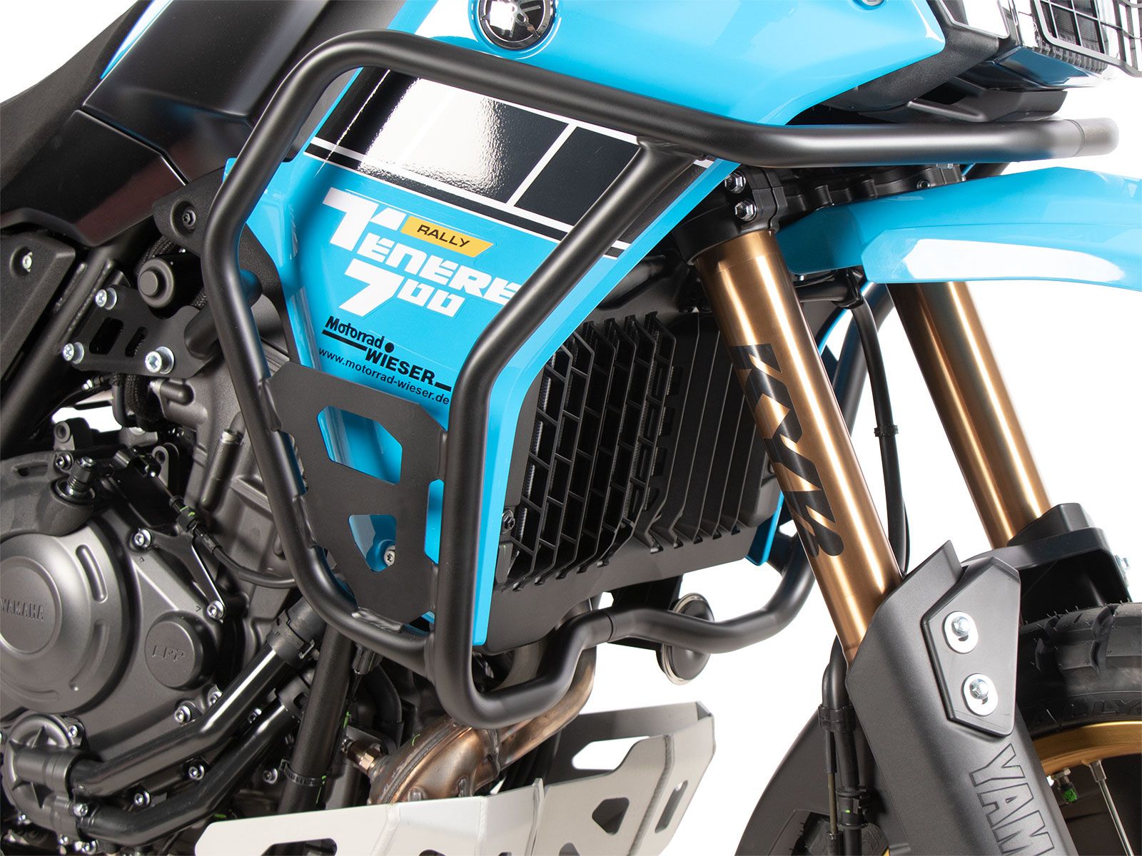 Arceau de protection de réservoir "Solid" noir pour Yamaha Ténéré 700 Rally (25-) Hepco & Becker