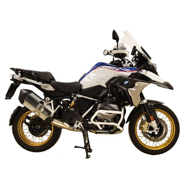 Arceau de sécurité inférieur pour BMW R 1250 GS, acier, blanc