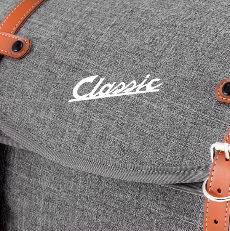 Sac "Classic" petit pour Vespa, nylon, gris