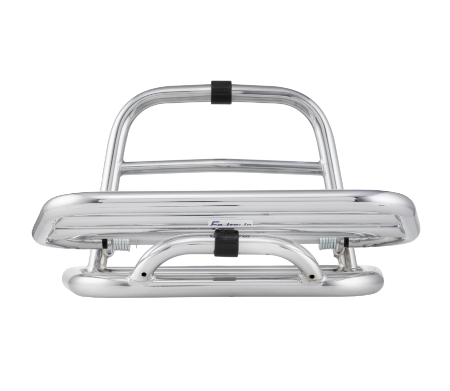 Porte-bagages arrière pour Vespa 946 3V i.e. 125cc, pliable, chrome