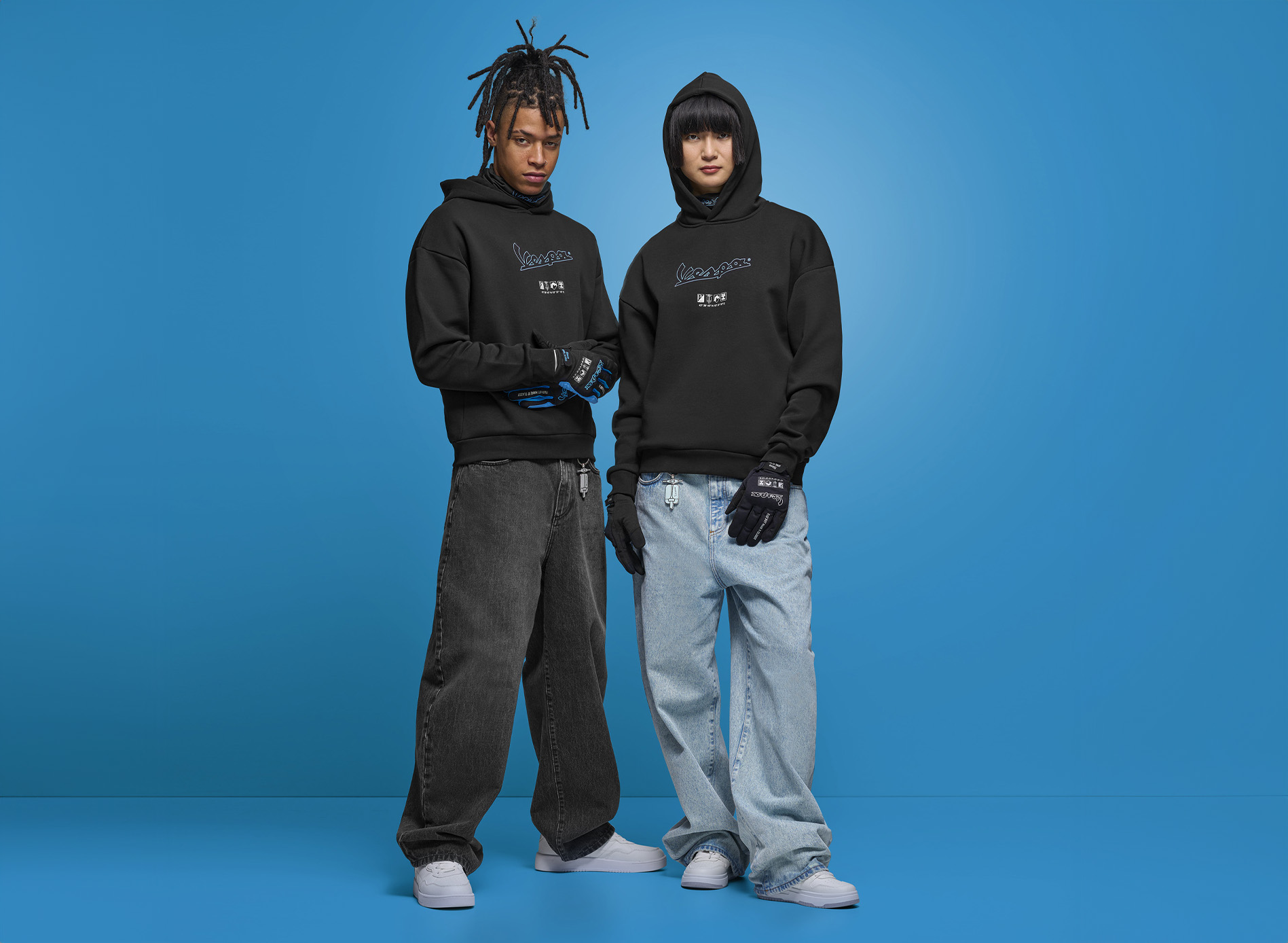 Gants Vespa gris DEC