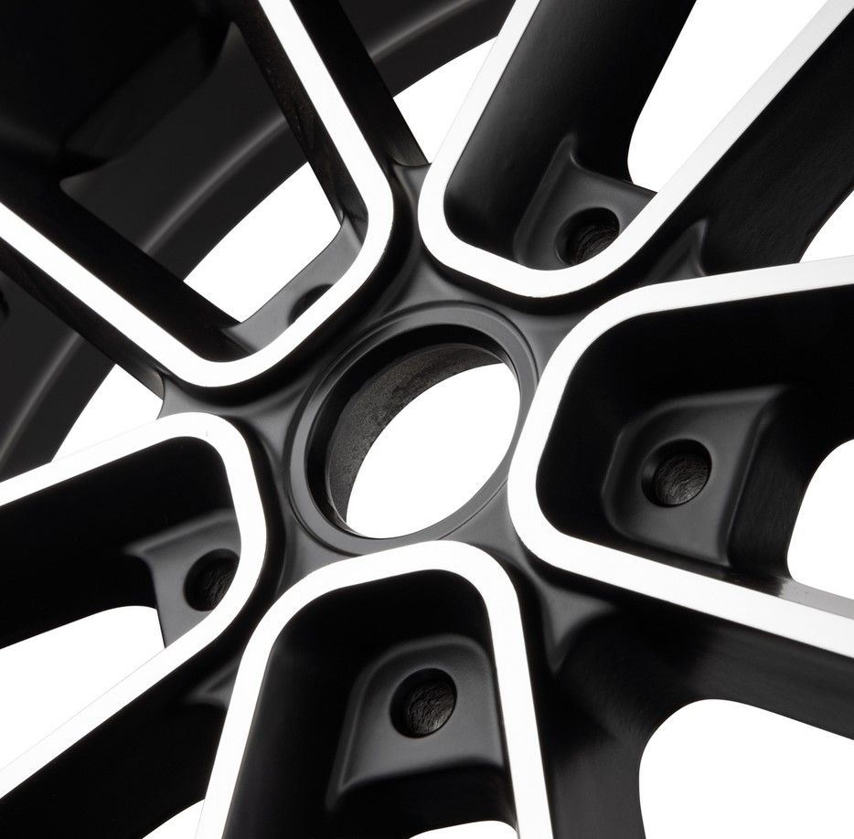 Jante avant/arrière 12" pour Vespa GTS/GTS Super/GTV/GT 125-300ccm, noire avec bordure argentée