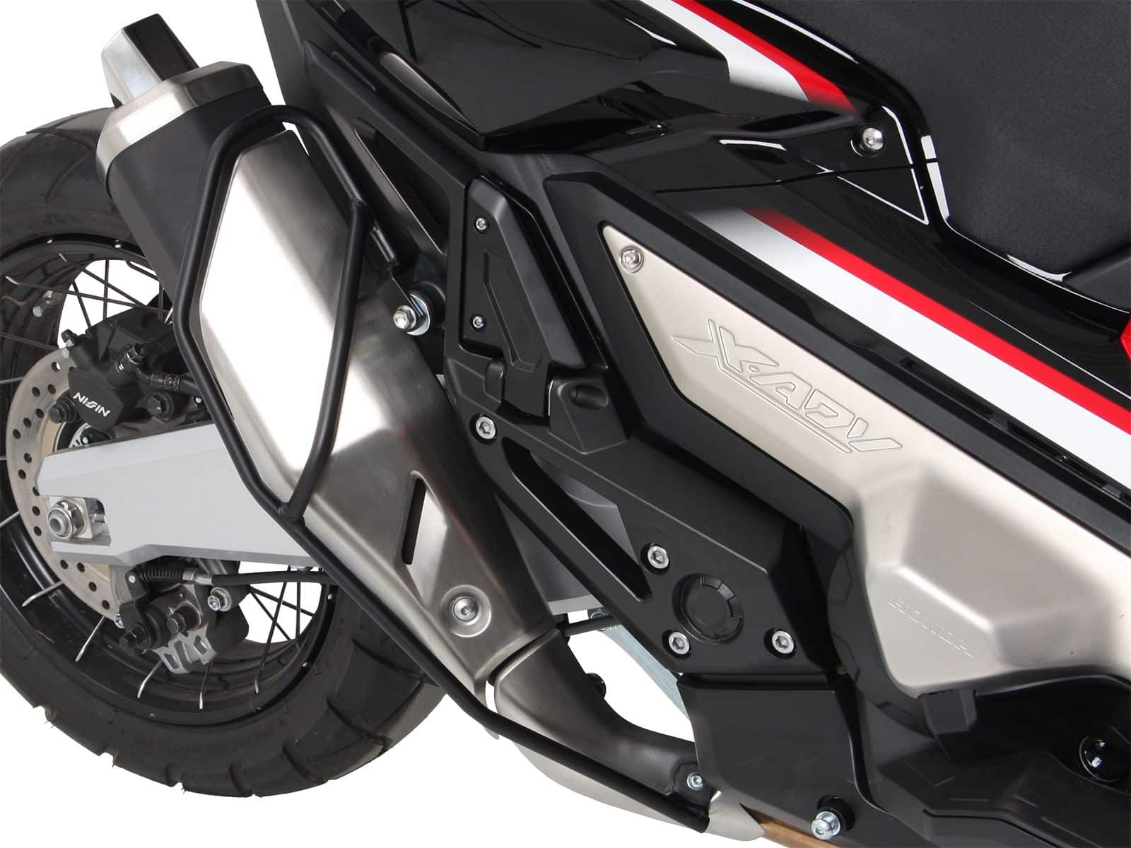 Arceau de protection pour pot d'échappement noir pour Honda X-ADV 750 (17-20) Hepco & Becker