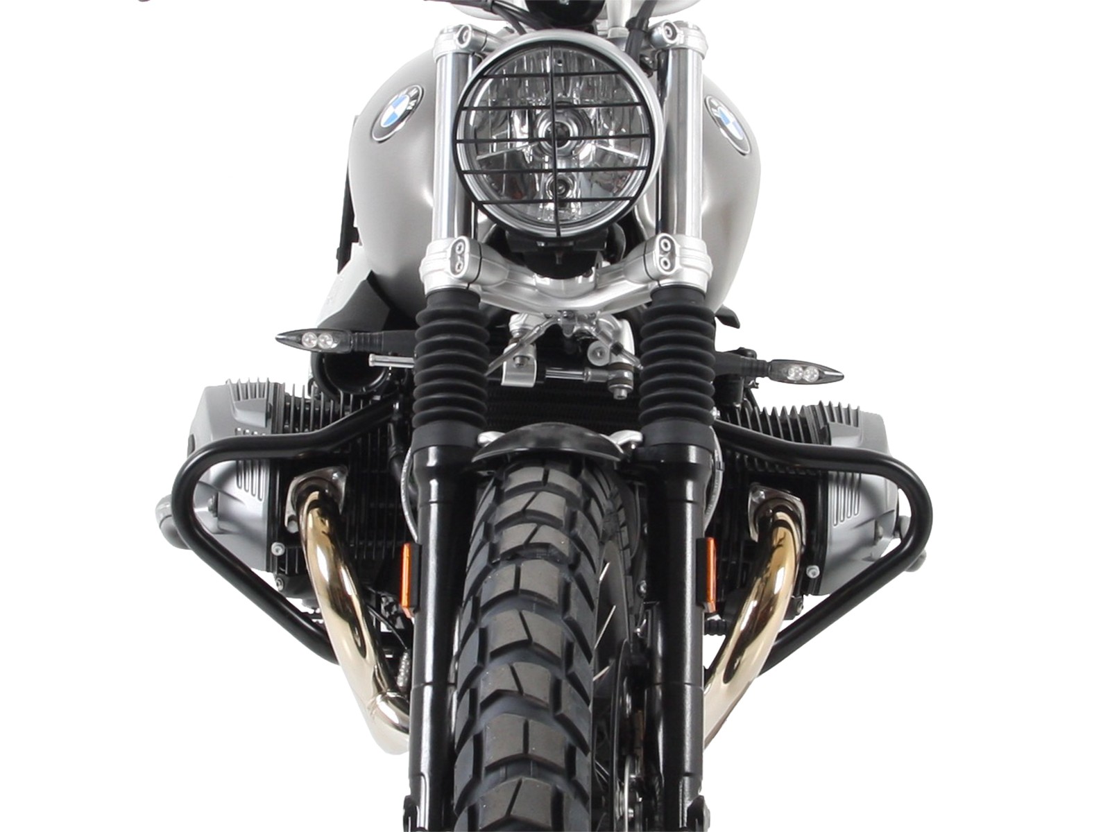 Arceau de protection moteur noir pour BMW R nineT Scrambler (16-23) Hepco & Becker