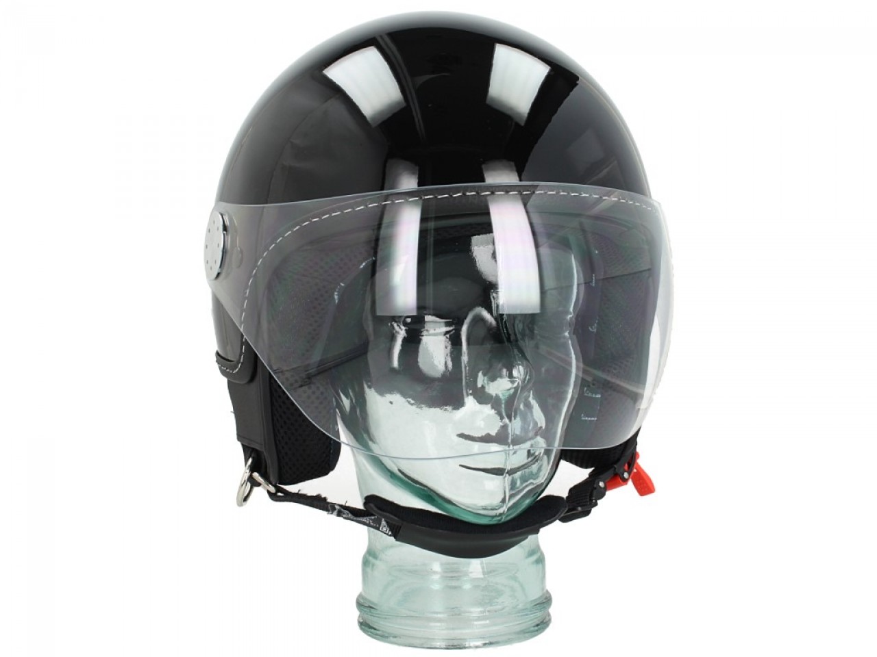 Casque jet Vespa Visor 3.0 noir
