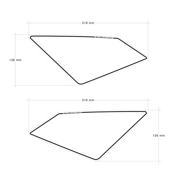 Jeu d'autocollants pour Honda X-ADV (21-) - Barracuda