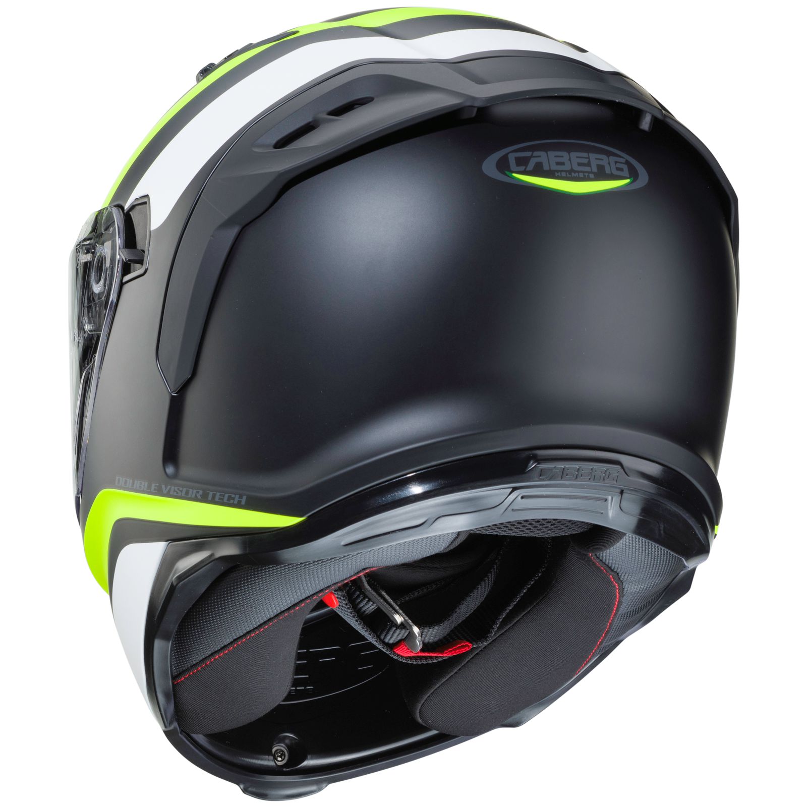 Caberg casque Avalon Blast, noir mat/blanc-fluo-jaune