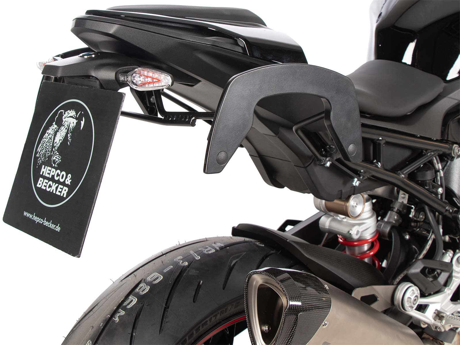 Supports latéraux C-Bow noirs pour BMW S 1000 RR (23-) Hepco & Becker