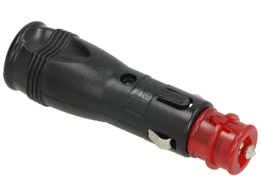 Fiche Baas-Bikeparts, utilisable universellement sur chaque prise DIN et prise allume-cigare