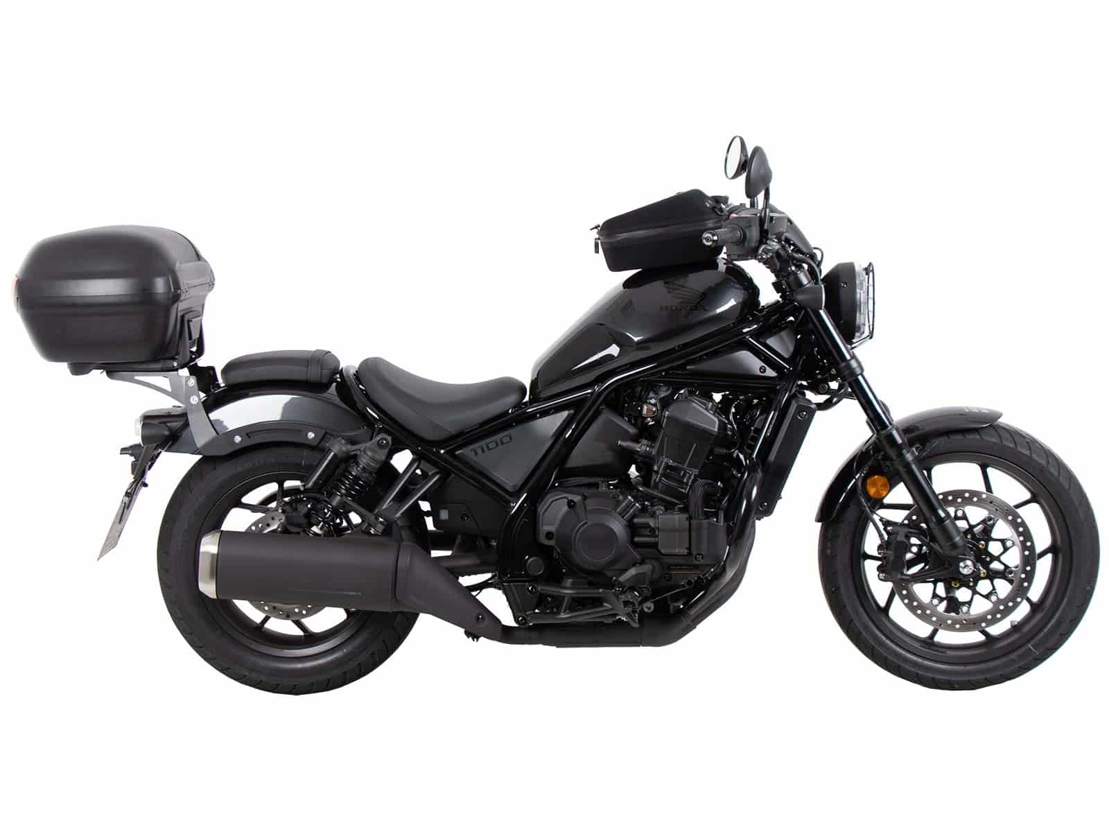 Support de top case Alurack noir pour Honda CMX 1100 Rebel /DCT (21-24) Hepco & Becker