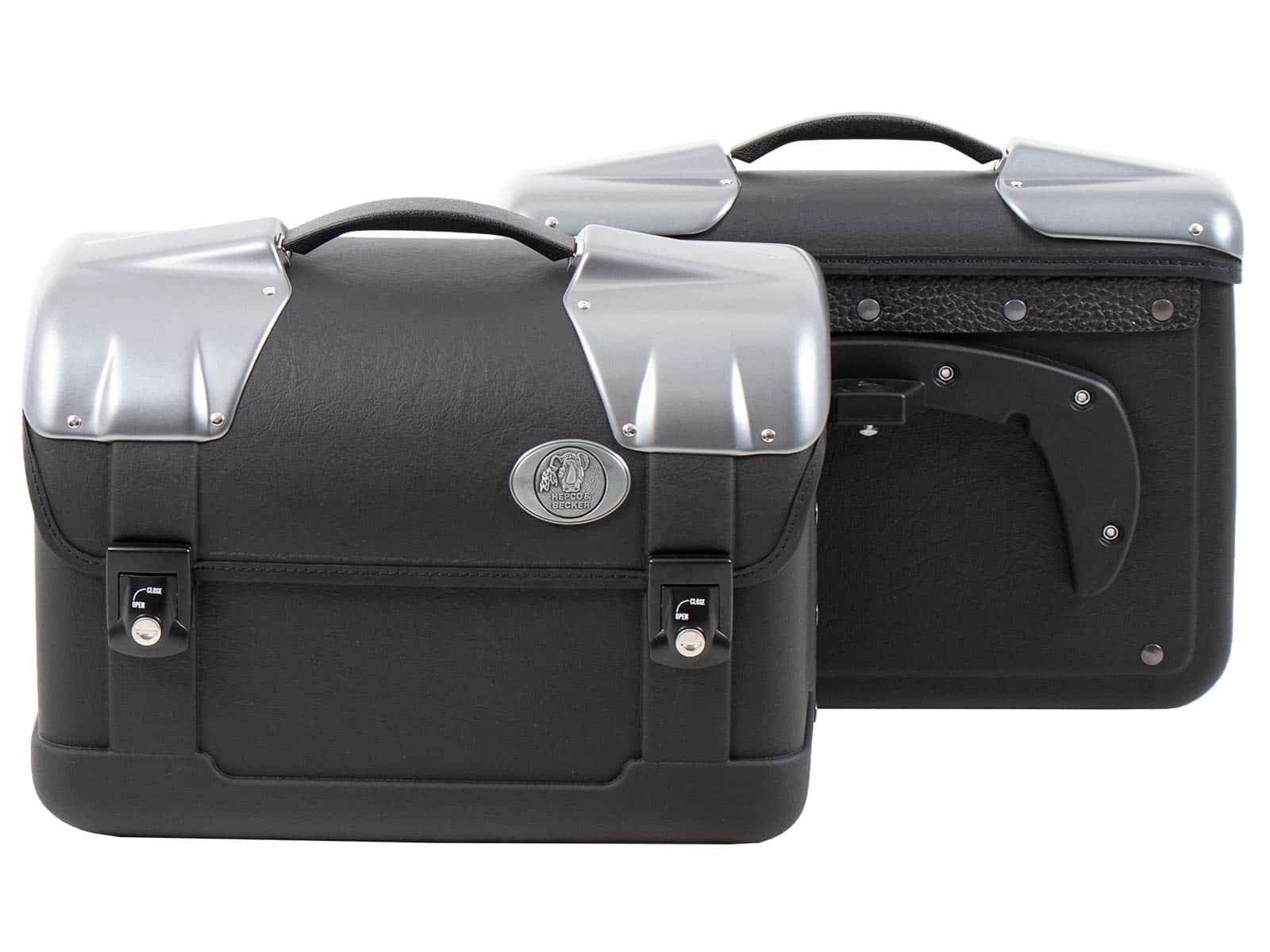 Kit de valises latérales Strayker 16L pour support C-Bow Hepco & Becker