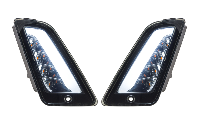 Kit clignotants avant & arrière pour Vespa GTS/GTS Super/GTV 125-300ccm ('14-), teintés