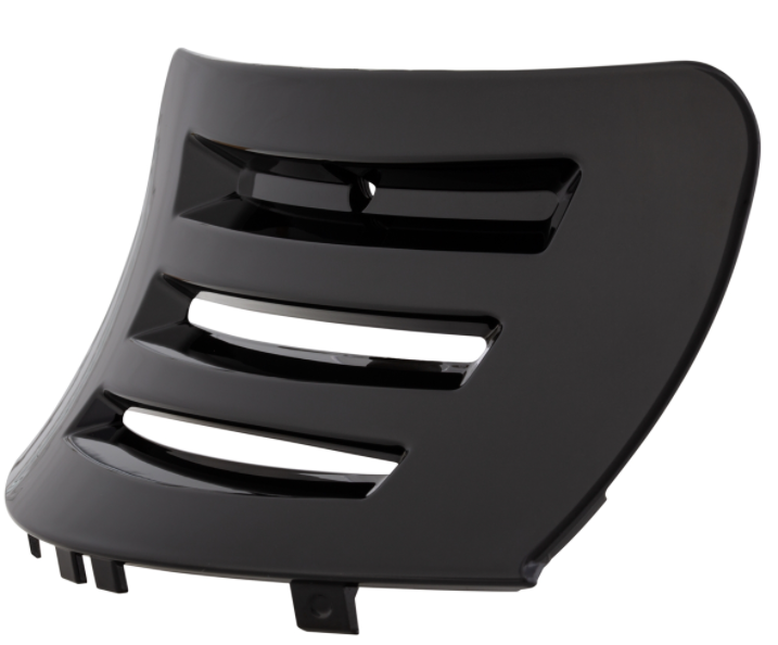 Cache-bougie pour Vespa Primavera/Sprint 50-150ccm 2T/4T AC, noir brillant