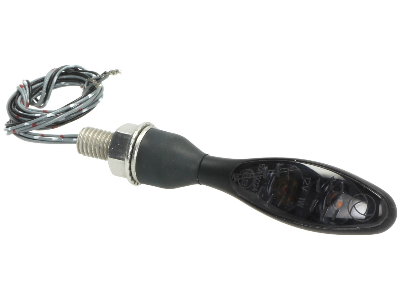 Clignotants Kellermann, feux arrière et stop, Micro 1000 DF Dark, acier, LED, HL/HR, 12 V, noir mat