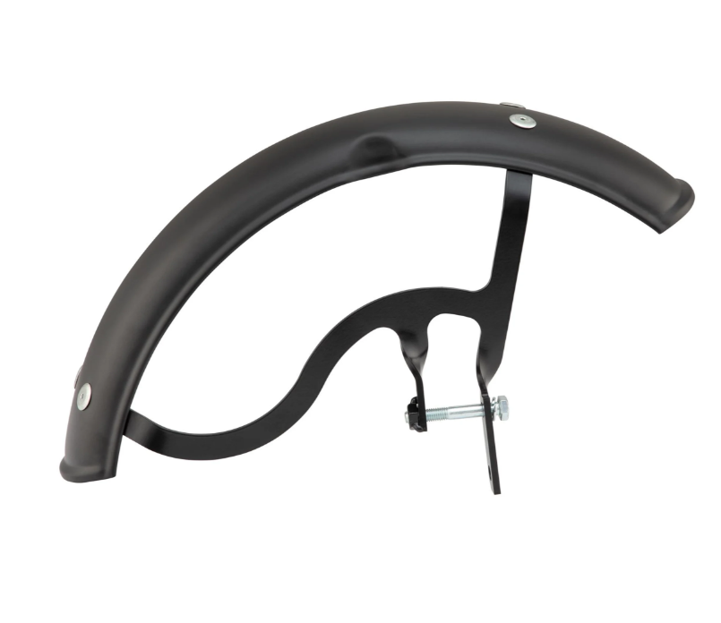 Aile Garelli pour Vespa PX 80-200ccm, métal, noir mat