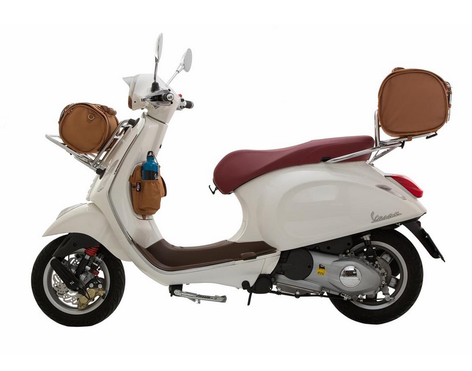 Set de sacoches Classic pour Vespa, marron