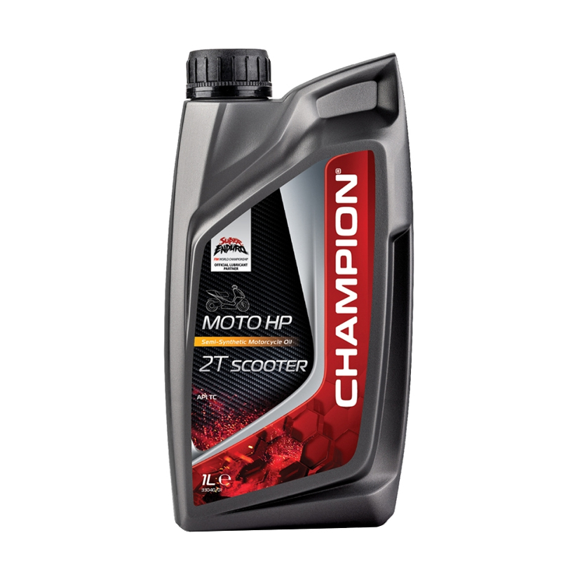 CHAMPION® Moto HP huile moteur pour scooter 2 temps - 1 litre