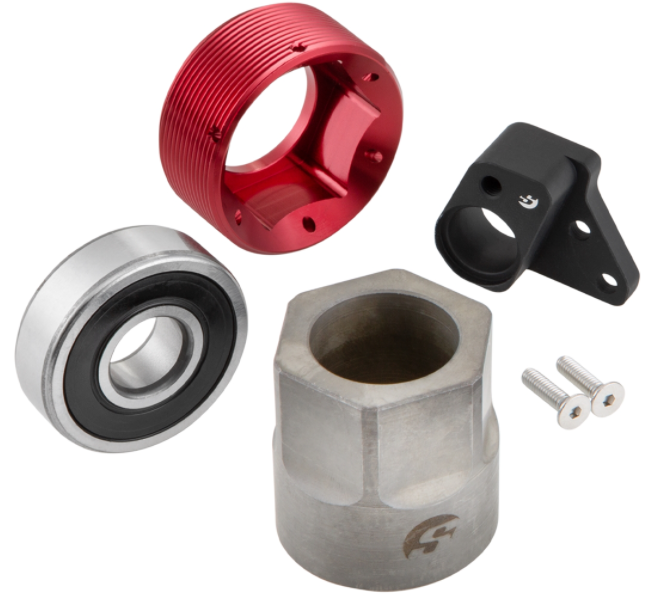 Bras oscillant pour pot d'échappement racing, arrière pour Vespa GTS/GTS Super/GTV 125-300ccm avec ABS, argenté