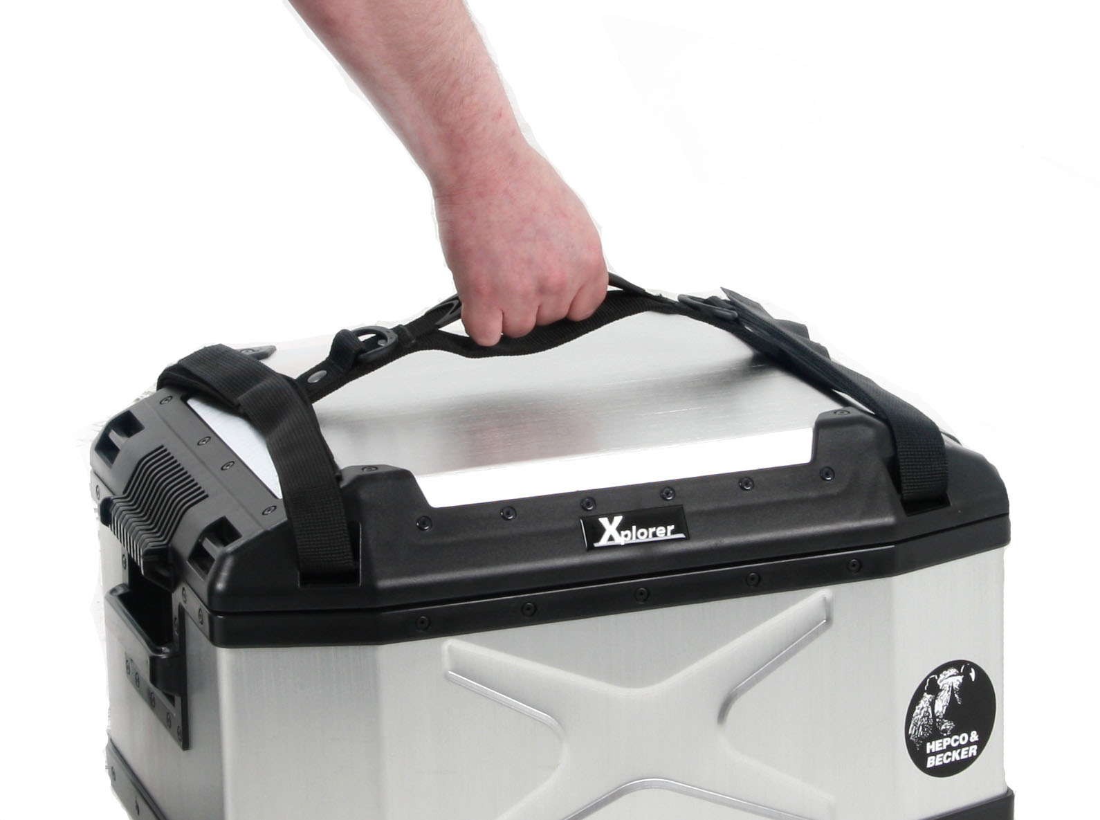 Poignée de transport pour valises latérales Xplorer Hepco & Becker
