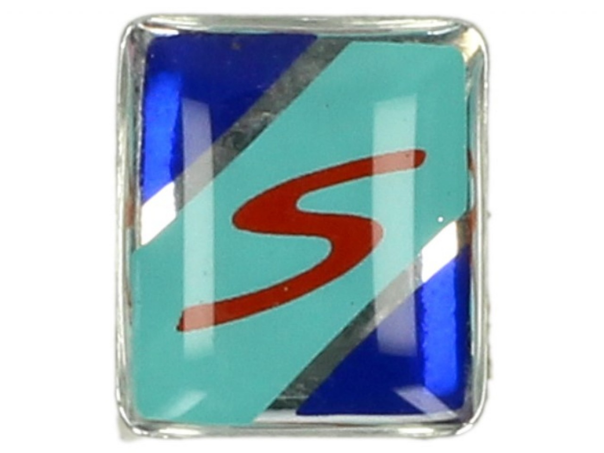 Décor, S, bleu, vert, rouge - Pour enjoliveur d'aile