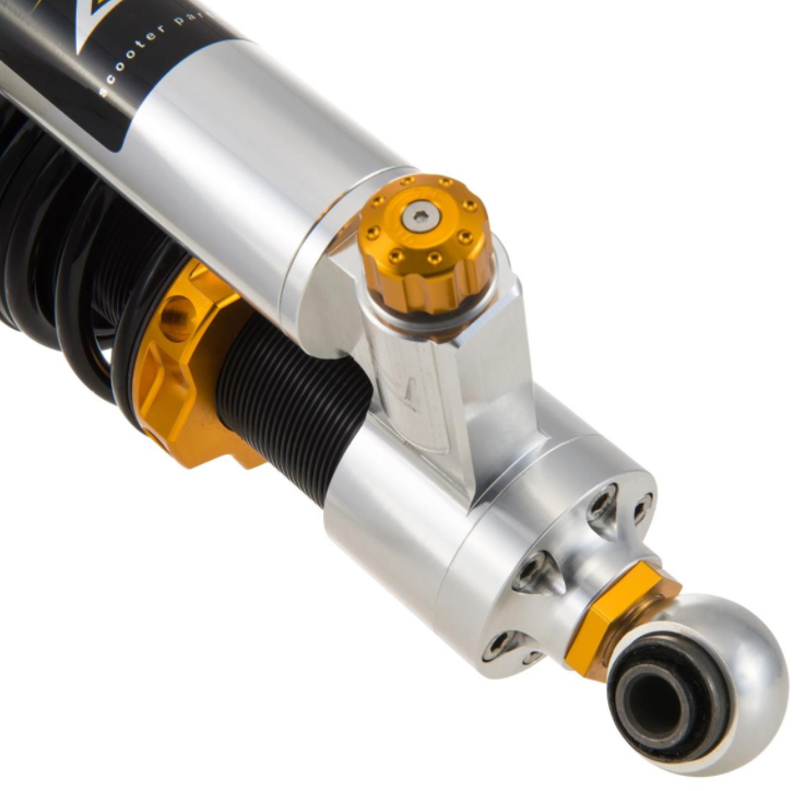 Amortisseur arrière pour Vespa Primavera/Sprint 125 -150ccm ('14-), argent/orange/noir