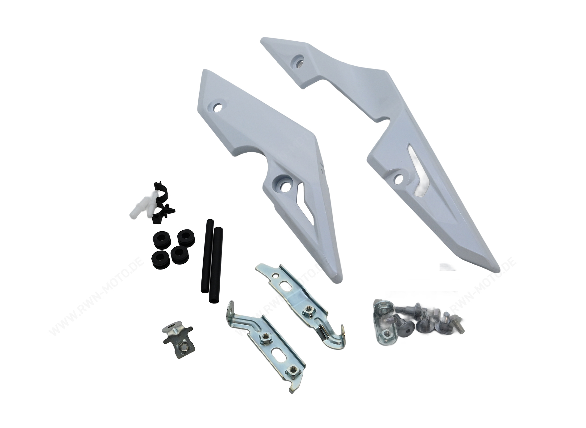 Carénage inférieur, blanc pour Suzuki GSR750 BJ. 2011-2016