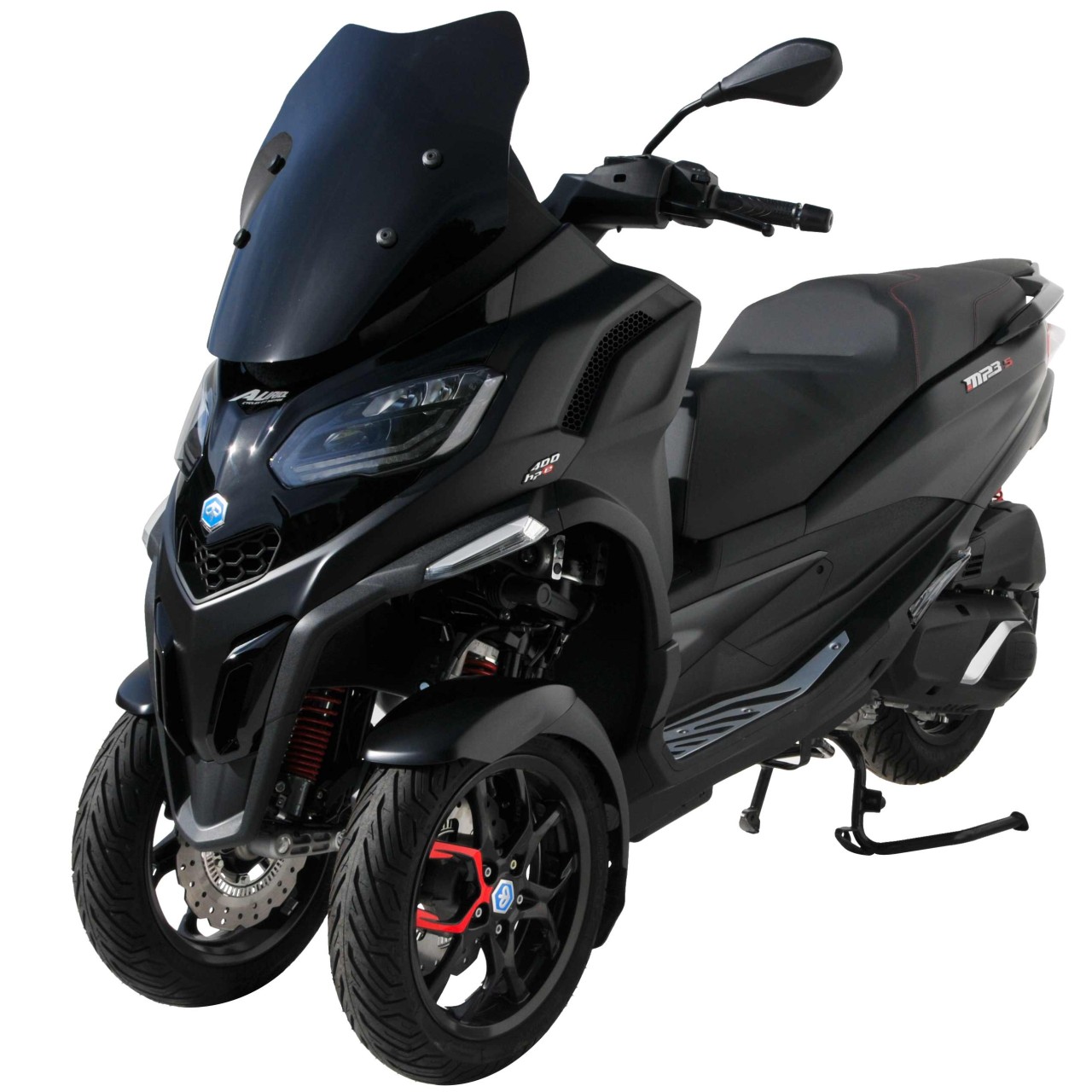 Pare-brise ERMAX Sport pour Piaggio MP3 400 HPE (22-), noir