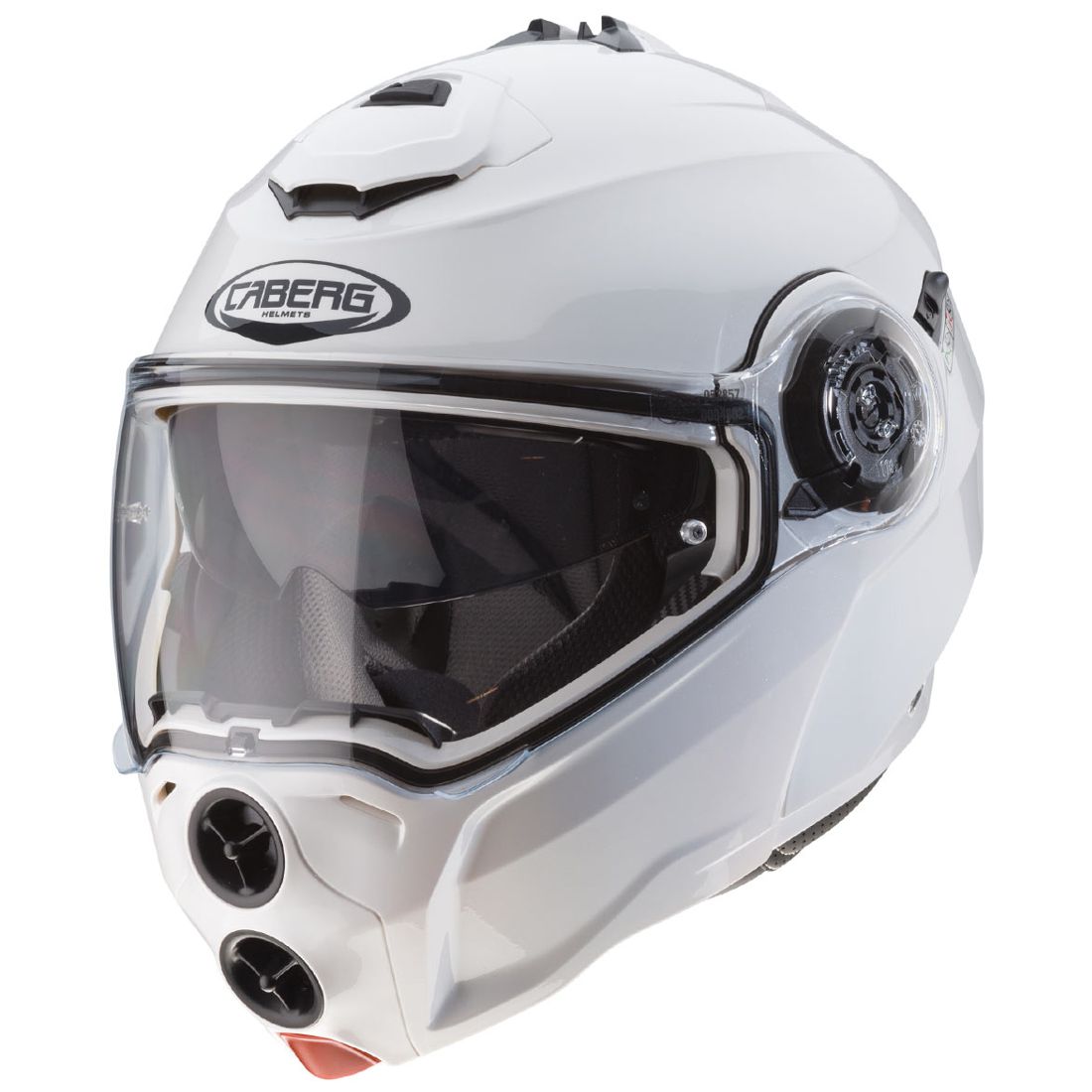 Caberg casque Droid, blanc métallisé