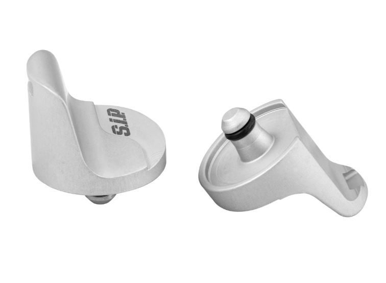 Cache trou de rétroviseur gauche & droite pour Vespa Primavera/Sprint/Elettrica 50-150ccm, argent mat