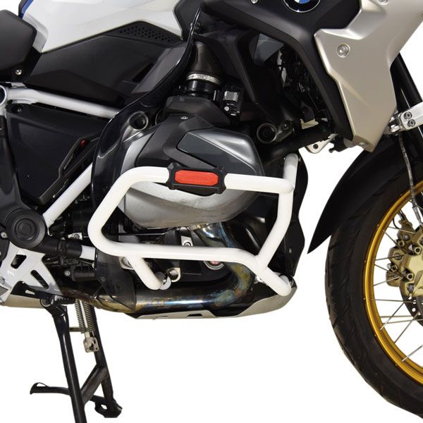 Arceau de sécurité inférieur pour BMW R 1250 GS, acier, blanc