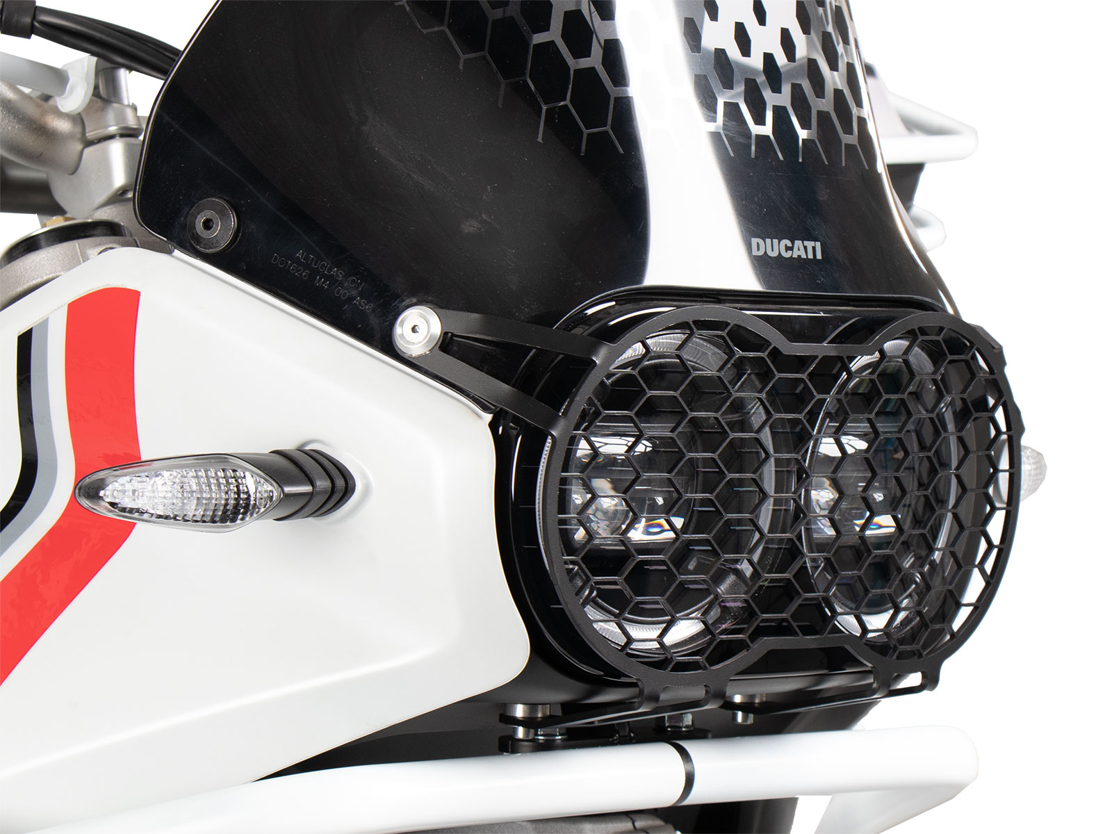 Grille de protection de phare pour Ducati DesertX (22-) d'origine Hepco & Becker